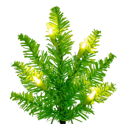Vickerman 2' x 20" Lime Artificial Christmas Tree with 50 Lime LED Lights.