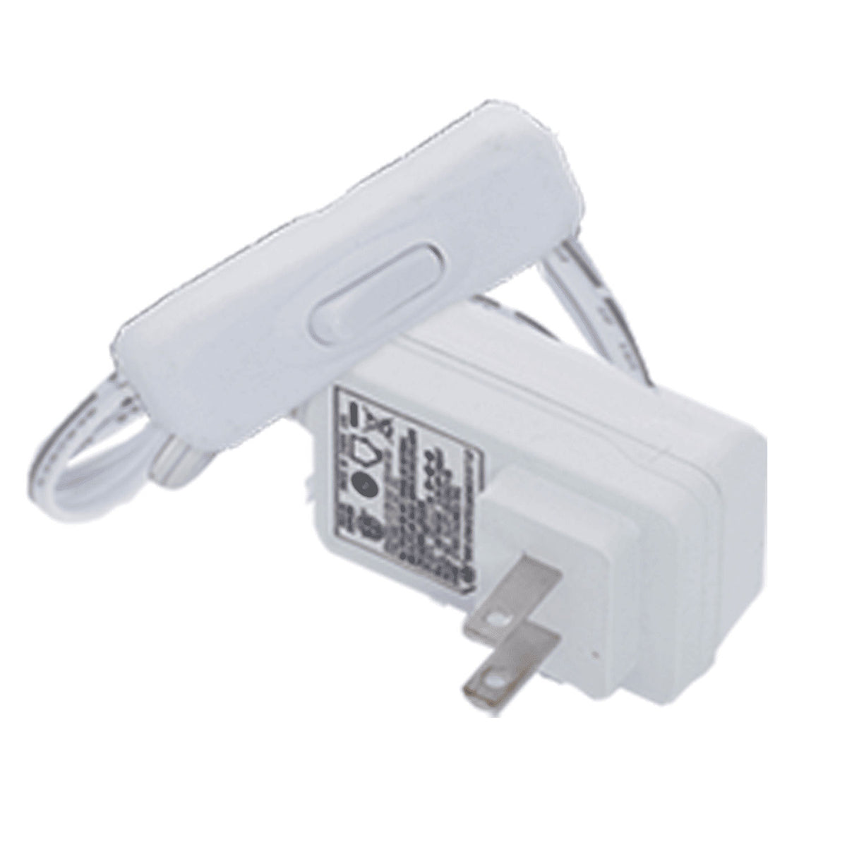 Westgate 12V 12W Plug-In Driver For Puck/Strip Lights, White, Undercabinet Lighting, White Finish