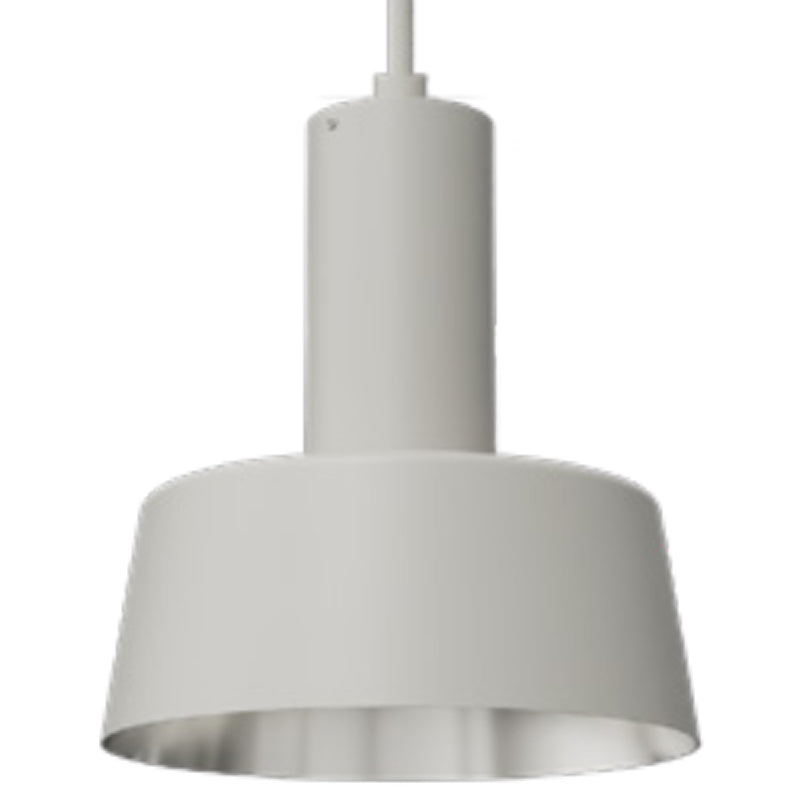 Westgate Cmc4 14In Flat Shade, White/Silver, Commercial Indoor Lighting, White+Silver Finish