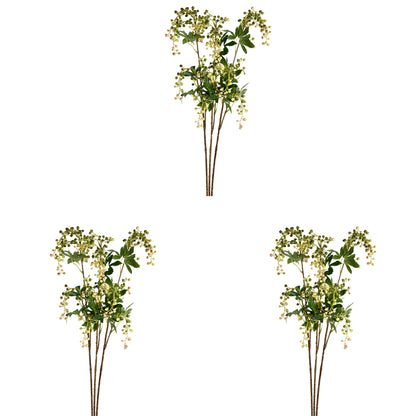 Vickerman 38" Artificial Green Berry Spray. There are 3 sprays per pack.