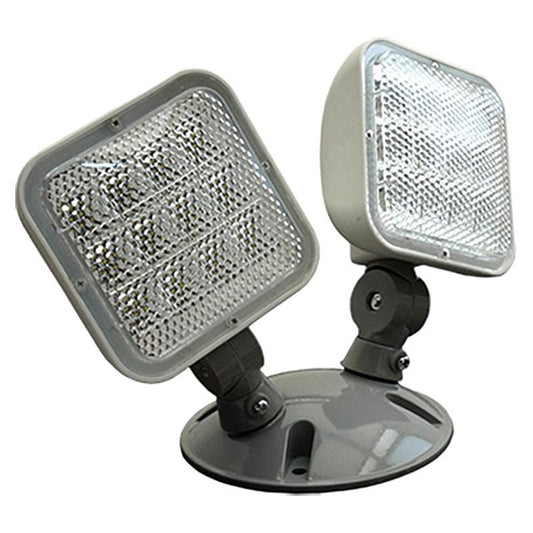 Westgate 1Wx2 6V/12V Double LED Remote Head, Comforms To Ul 94V-0 Flame Rating, Weatherproof, LED Exit & Emergency Lighting