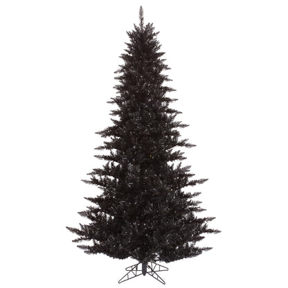 Vickerman 5.5' Black Fir Artificial Christmas Tree Unlit
