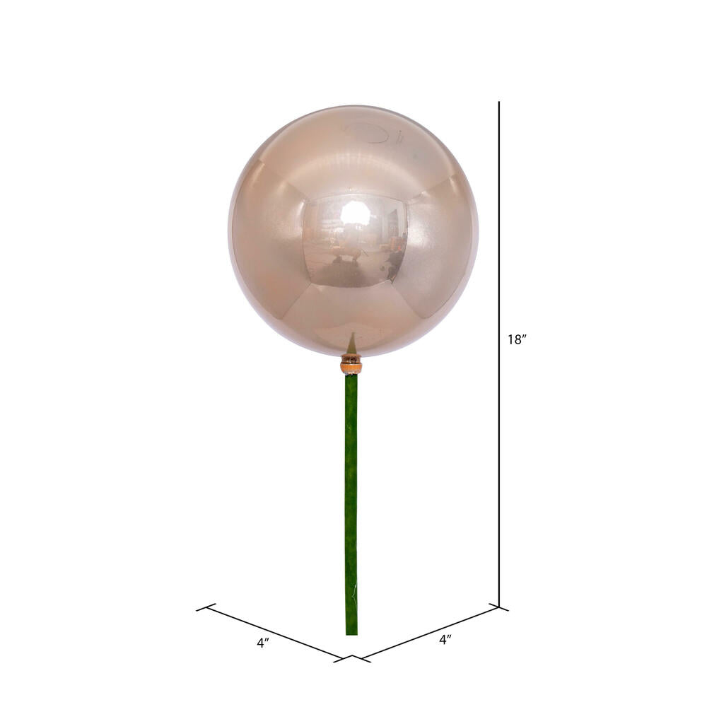 Vickerman 4" x 18" Oat Pearl Ball Ornament Stick 6 per bag.