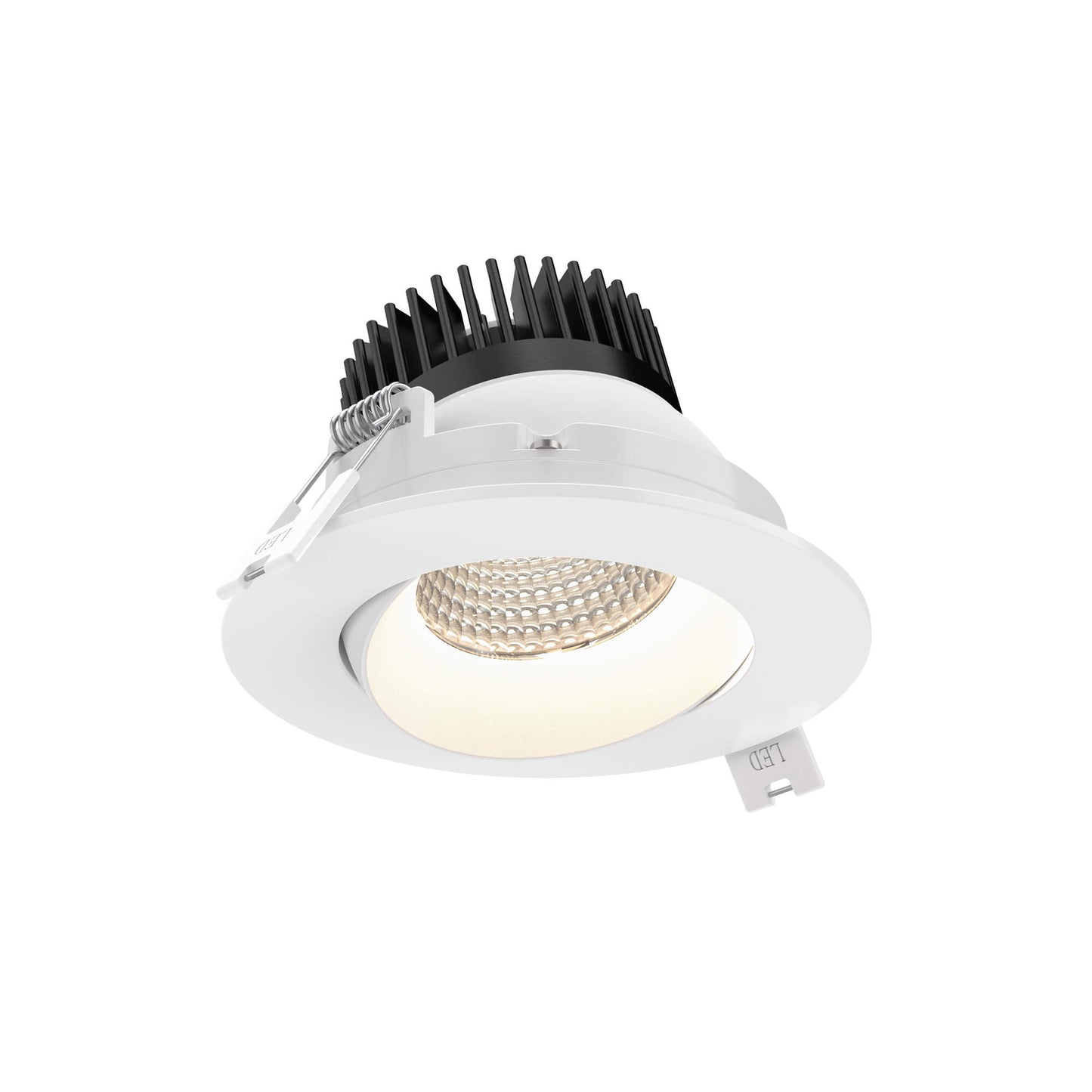 Dals Lighting 3.5″ RGB+CCT Smart/Double/Dim-To-Warm Regressed Gimbal Downlight, CCT And Voltage Selectable