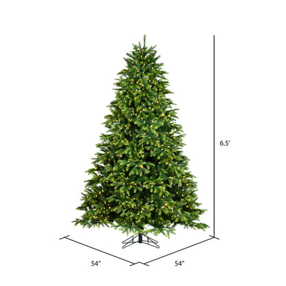 Vickerman 6.5' x 54" Deluxe Balsam EZ Plug Artificial Christmas tree Warm White Dura-Lit LED Lights