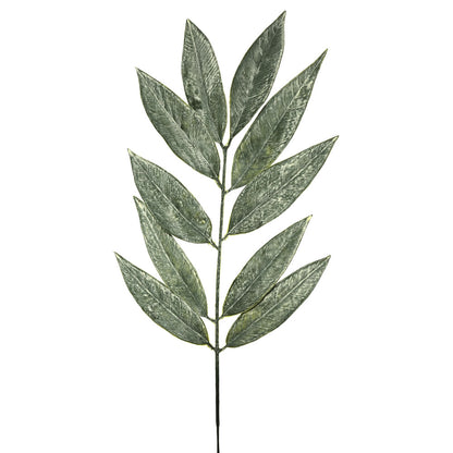 Vickerman 20" Artificial Green Muddy White Willow Spray. Includes 6 sprays per pack.