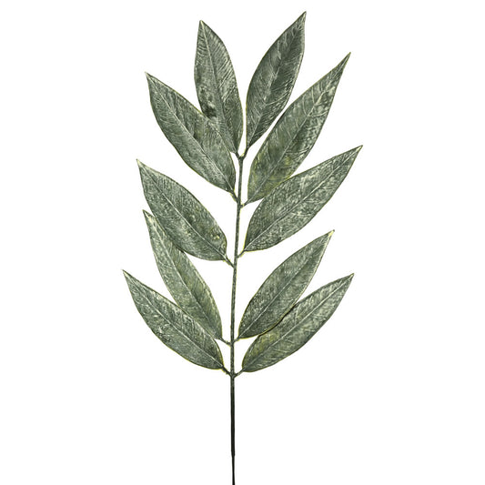 Vickerman 20" Artificial Green Muddy White Willow Spray. Includes 6 sprays per pack.