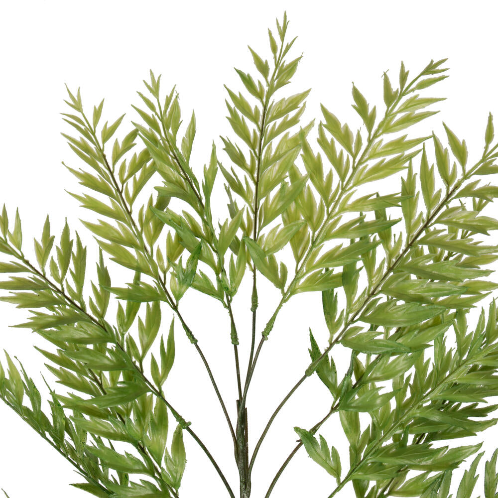 Vickerman 34" Green Artificial Tropical Fern Leaves Spray 2 per bag.