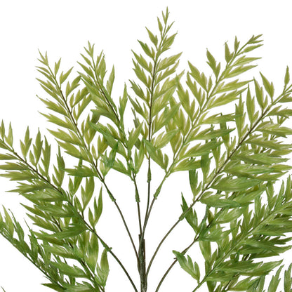 Vickerman 34" Green Artificial Tropical Fern Leaves Spray 2 per bag.