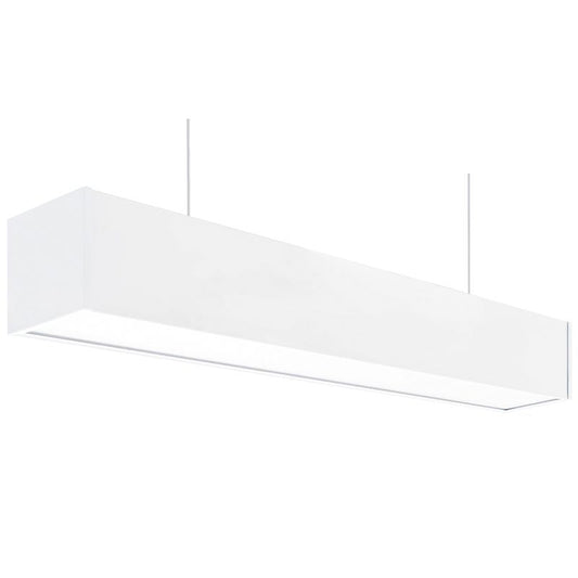 Westgate Architectural Suspended Commercial Light, Commercial Indoor Lighting, 25W, 2750 Lumens, 5000K, White Finish, 0~10V Dimmable