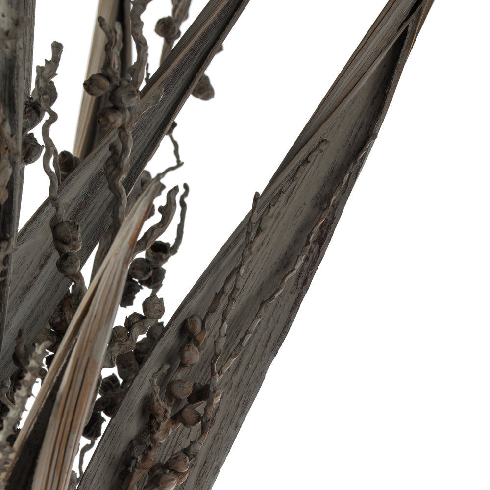 Vickerman 36" Gray Wash Bahia Spears with Seeds 2 pack Dried