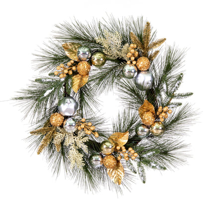Vickerman 24" Artificial Christmas Wreath Unlit