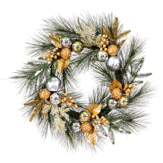 Vickerman 24" Artificial Christmas Wreath Unlit