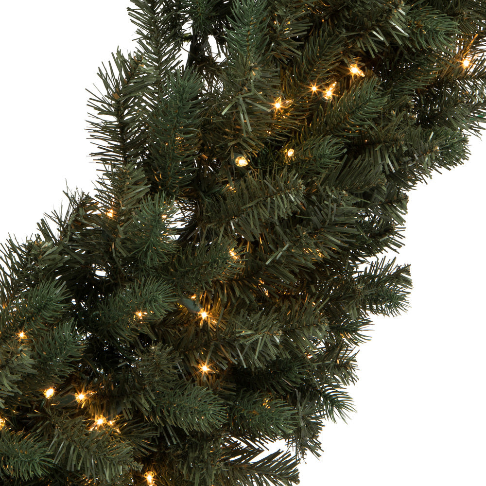 Vickerman 60" Colorado Spruce Artificial Christmas Wreath Warm White LED Lights