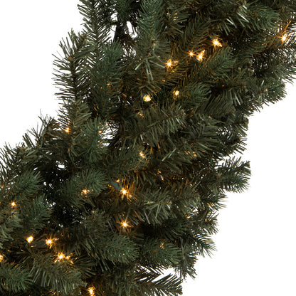 Vickerman 60" Colorado Spruce Artificial Christmas Wreath Warm White LED Lights