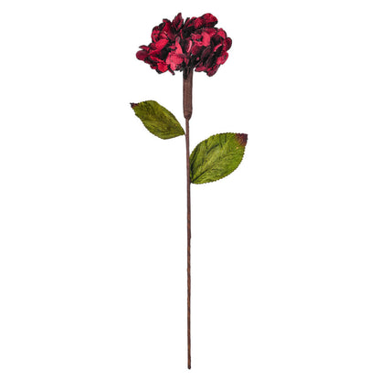 Vickerman 17" Artificial Burgundy Hydrangea Christmas Spray 3 per bag