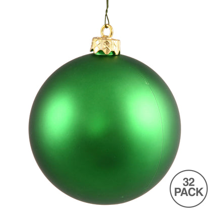 Vickerman 3" Christmas Green Matte Ball Ornament 32 per Box