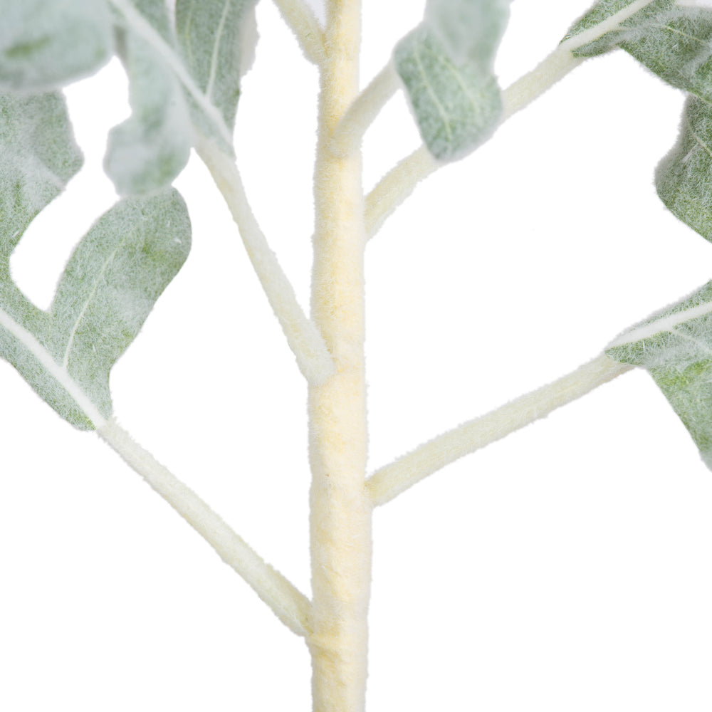 Vickerman 17'' Artificial Green Dusty Miller Spray. Includes 3 sprays per pack.