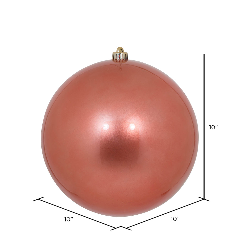 Vickerman 10" Coral Candy Ball Ornament