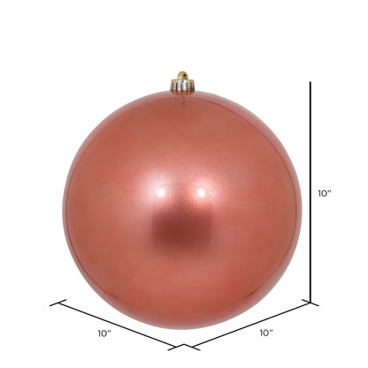 Vickerman 10" Coral Candy Ball Ornament