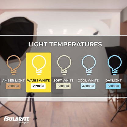 BULBRITE INCANDESCENT G25 MEDIUM SCREW (E26) 40W DIMMABLE LIGHT BULB 2700K/WARM WHITE HALF GOLD 6PK (712424)