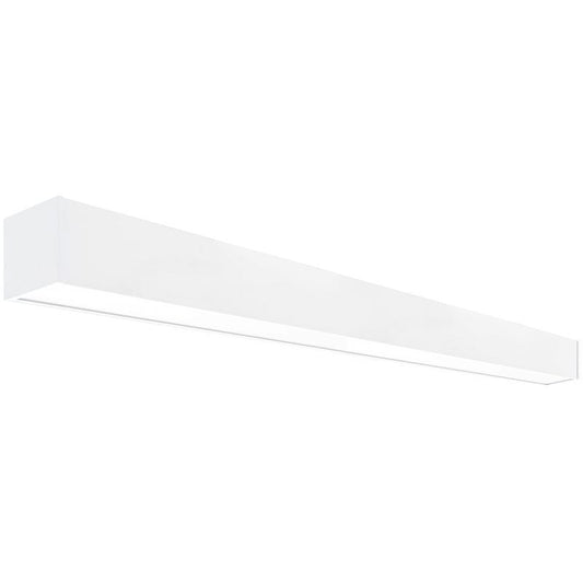 Westgate Architectural Suspended Up/Down Light - 4Ft, Commercial Indoor Lighting, 15W/25W, 1650 Lumens/2750 Lumens, 5000K, White Finish, 0~10V Dimmable