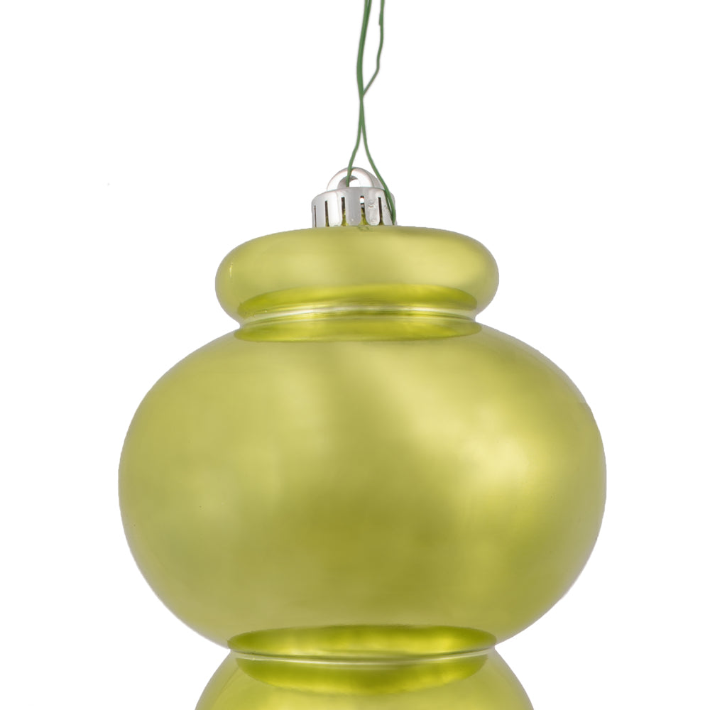 Vickerman 14" Lime Shiny Finial Ornament