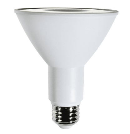 Damar PAR30 LED Long Neck Flood Light Bulb 8W 800 Lumen E26 Medium Base 3000K Soft White Ideal for Track & Recessed Spot Light Bulbs 120V CRI80 40° Beam Angle White Finish Pack of 3