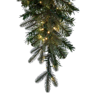 Vickerman 36" Douglas Fir Artificial Pre-Lit Teardrop Warm White 3mm Low Voltage LED Wide Angle Lights.