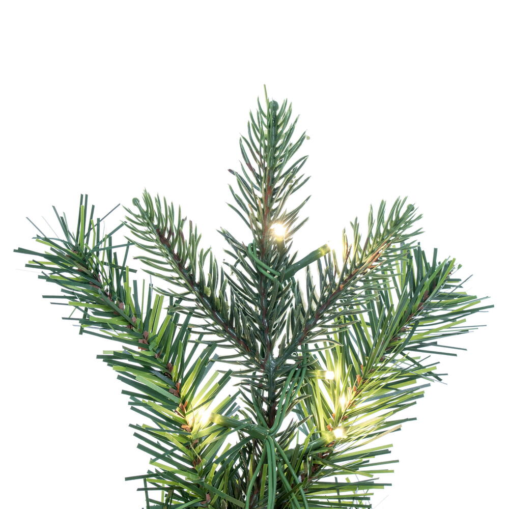 Vickerman 48" Douglas Fir Artificial Pre-Lit Wreath with Dura-Lit® Warm White LED Mini Lights.
