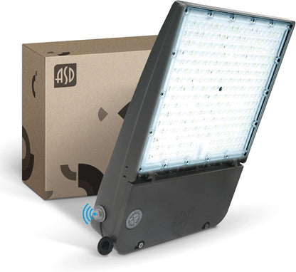 ASD Lighting LED Area Light 240W 120-277V 0-10V Dimmable 150Lm/W 5000K with Photocell Bronze UL DLC Premium