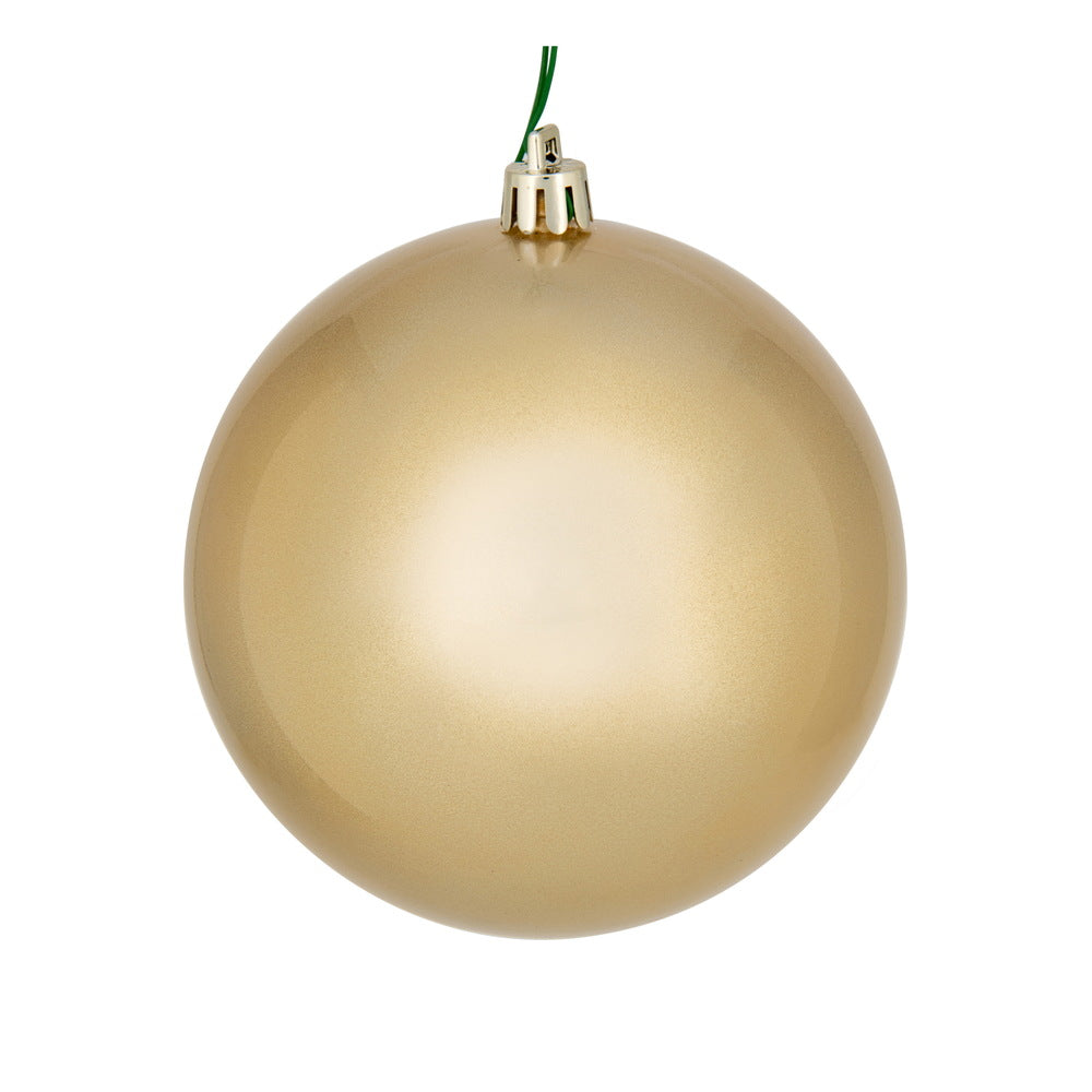 Vickerman 4" Oat Candy Ball Ornament 6 per Bag