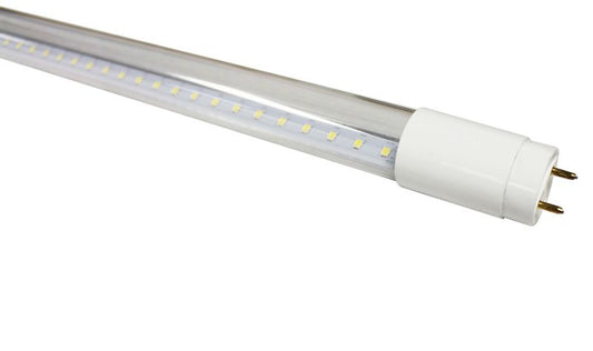 Westgate LED T8-Ez5 Glass Tube Lamps, Commercial Indoor Lighting, 18W, 2100 Lumens, 5000K, Clear Finish