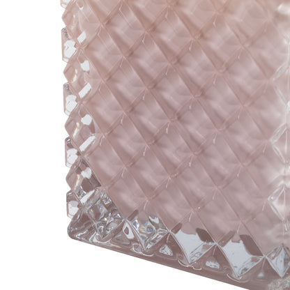 Vickerman 4" Almondine Square Glass Container Set of 2