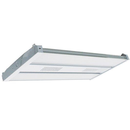 Westgate LED Linear High Bay, 120~277V, Industrial Lighting, 80W/110W/150W, 125 Lumens/W, 35K/40K/50K, White Finish, 0~10V Dimmable