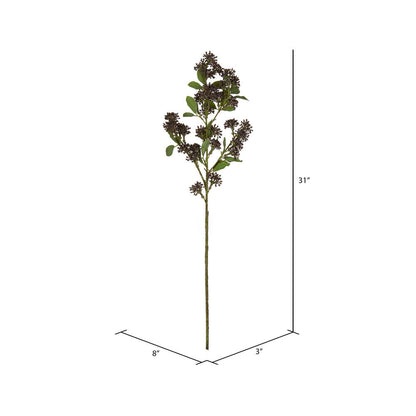 Vickerman 31" Blackberry Purple Artificial Wild Berry Spray 2 per bag.