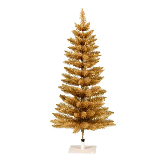 Vickerman 3' x 18" Gold Fir Artificial Christmas Pencil Tree Unlit