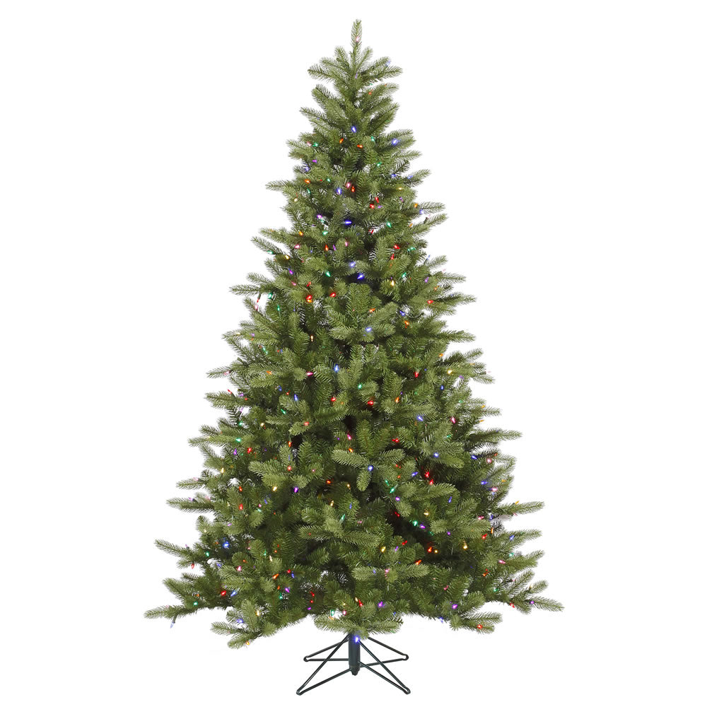 Vickerman 5.5' King Spruce Artificial Christmas Tree Multi-Colored Dura-Lit® LED Lights