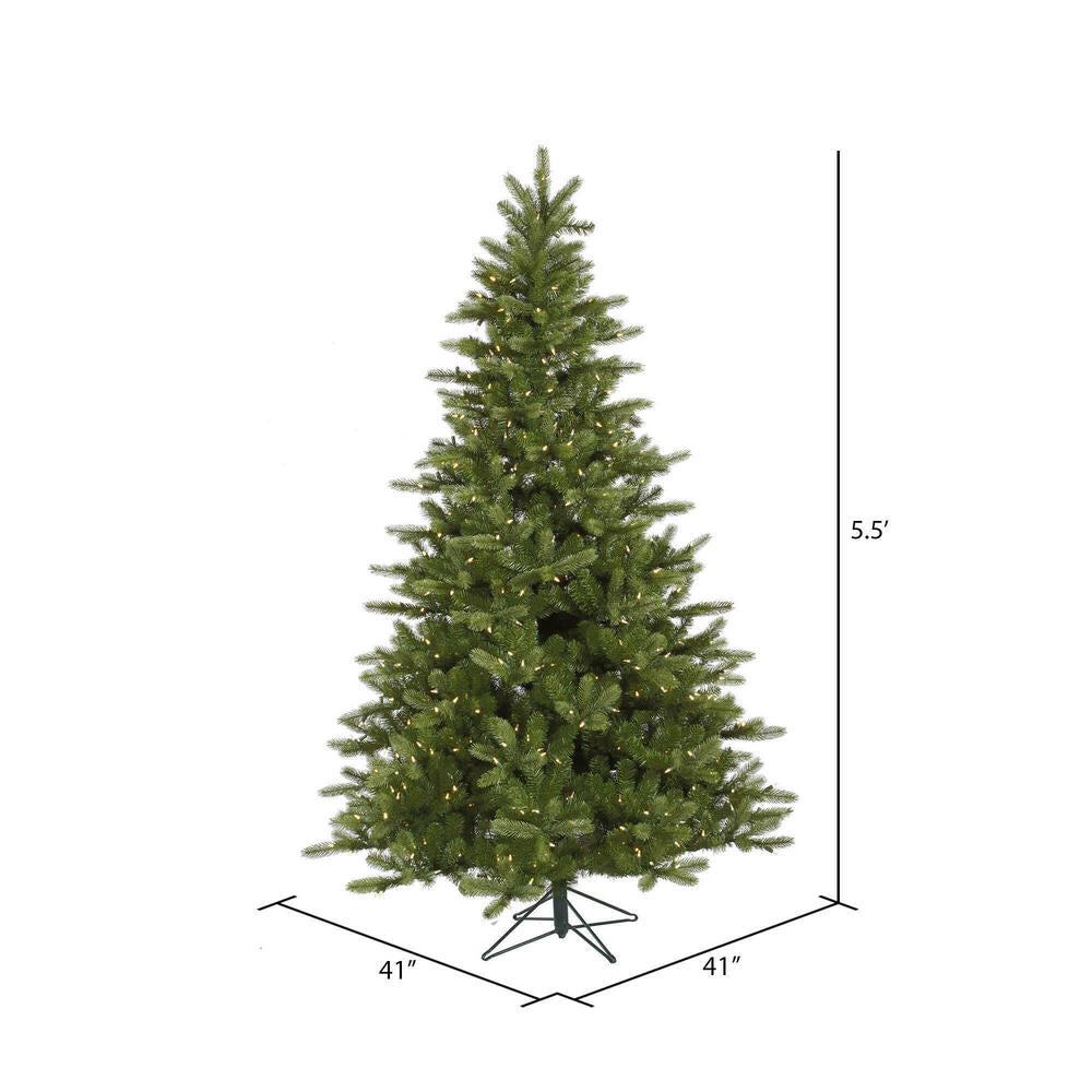 Vickerman 5.5' King Spruce Artificial Christmas Tree Warm White Dura-Lit® LED Lights