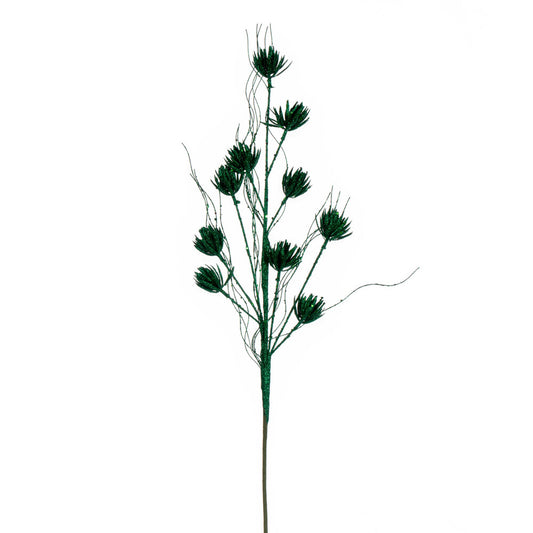 Vickerman 30" Seafoam Mini Flower Glitter Spray 6 per bag.