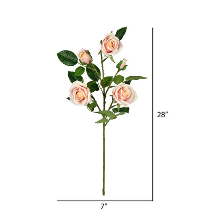 Vickerman 28'' Artificial Rose Spray. Includes 3 sprays per pack.