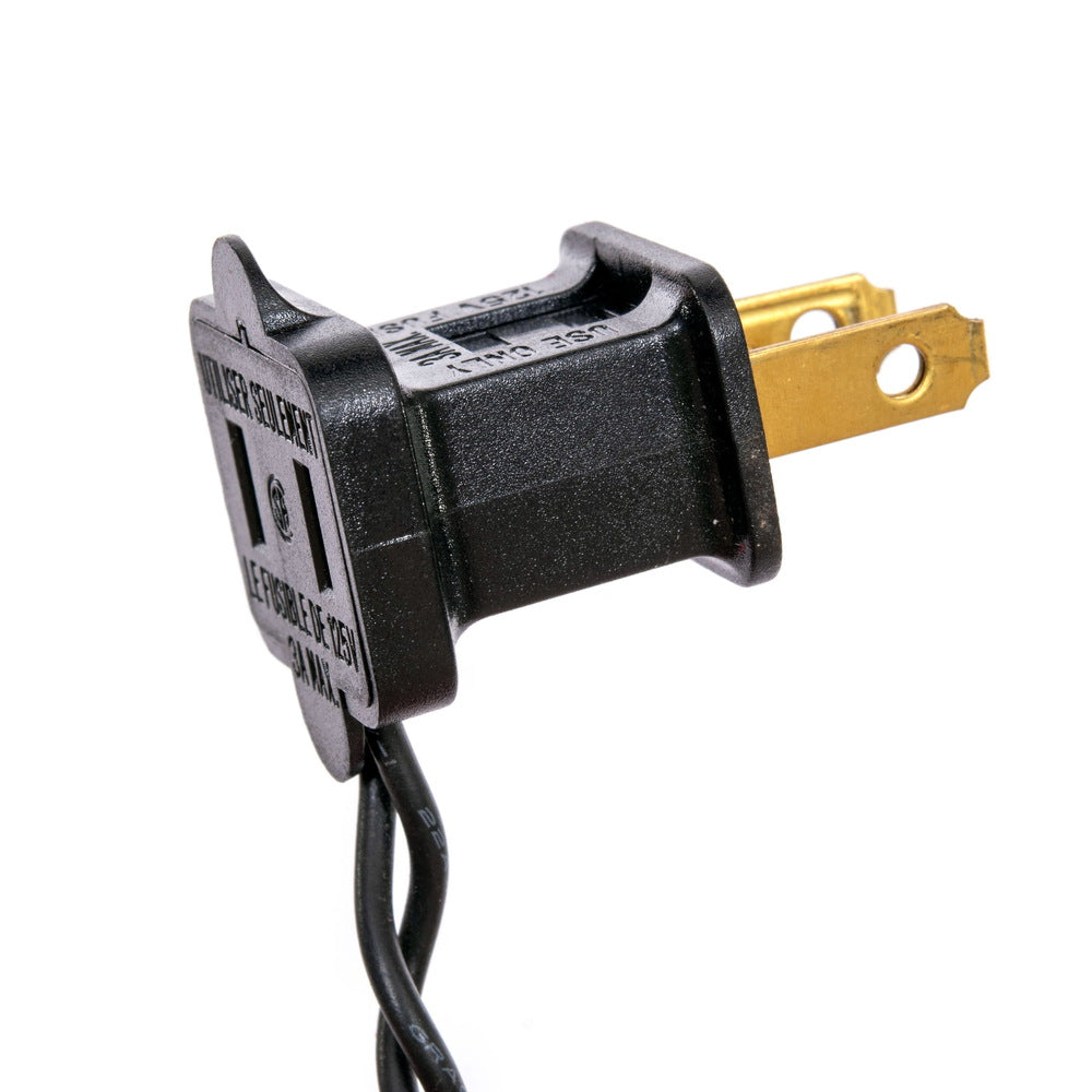 Vickerman 3' x 25" Flocked Black Fir Artificial Christmas Tree Warm White LED Mini Lights.