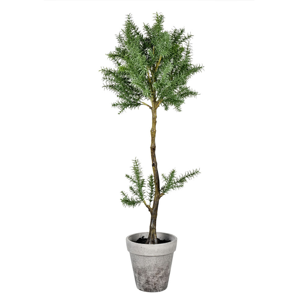 Vickerman 44“ Artificial Potted Green Plant.