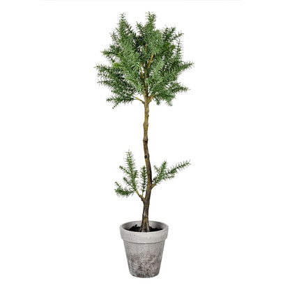 Vickerman 44“ Artificial Potted Green Plant.