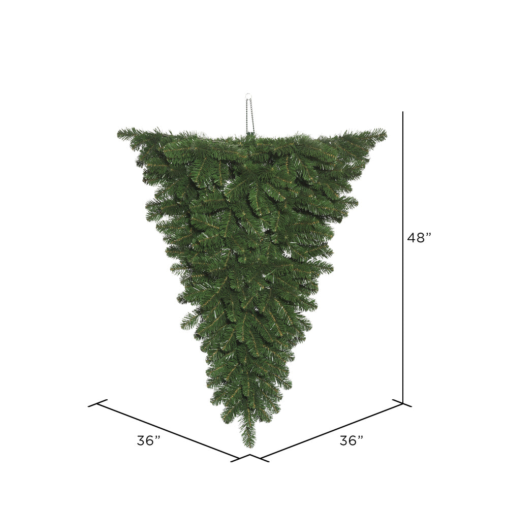 Vickerman 48" Oregon Fir Artificial Christmas Ceiling Tree Unlit