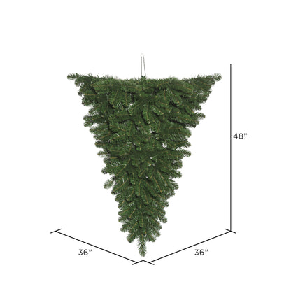 Vickerman 48" Oregon Fir Artificial Christmas Ceiling Tree Unlit