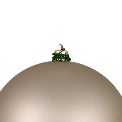Vickerman 3" Oat Matte Ball Ornament 12 per Bag