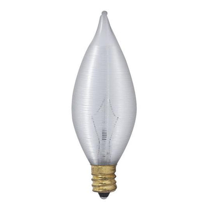 BULBRITE INCANDESCENT C11 CANDELABRA SCREW (E12) 40W DIMMABLE LIGHT BULB SATIN 10PK (430040)