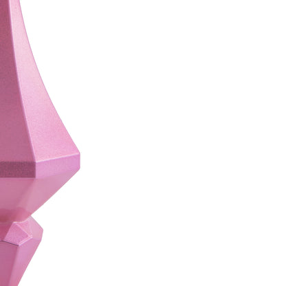 Vickerman 8" Pink Candy Finish Diamond Finial Ornament Pack of 2