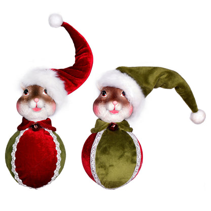 Vickerman 4.5" Candy Wonderland Collection Squirrel Christmas Ornament Assortment Pack of 2